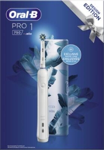 Oral-B Pro 1 750 White Design Edition mit Reiseetui 