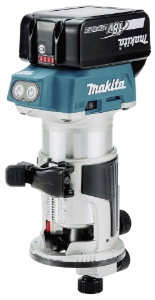 Makita DRT50Z Akku-Multifunktionsfräse LXT 18 V • 10.000-30.000 U/min • 6/8 mm
