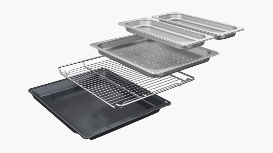 Bosch CSG7361B1 Einbau-Kompaktdampfbackofen 60 x 45 cm Schwarz 