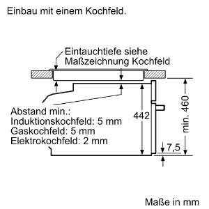 Bosch CSG7361B1 Einbau-Kompaktdampfbackofen 60 x 45 cm Schwarz 