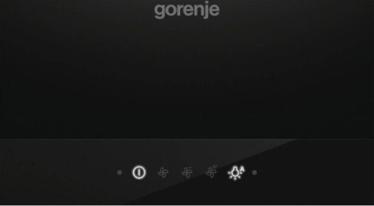 Gorenje WHT6SYB Dekorativ Dunstabzug Kamin 60cm Schwarz 