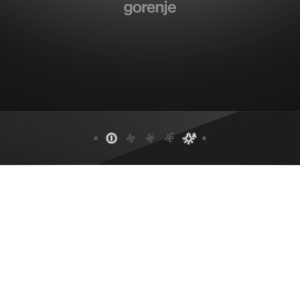 Gorenje WHT6SYB Dekorativ Dunstabzug Kamin 60cm Schwarz 