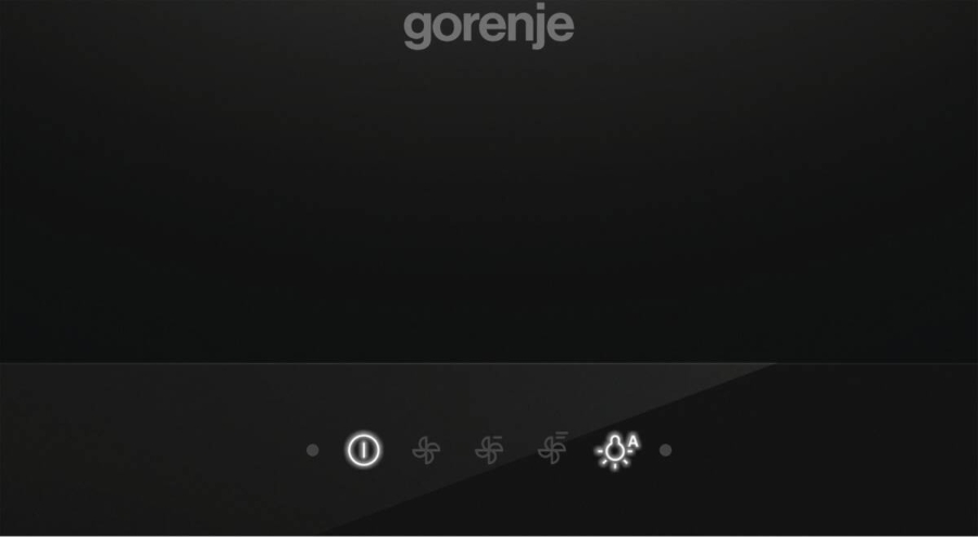 Gorenje WHT6SYB Dekorativ Dunstabzug Kamin 60cm Schwarz 