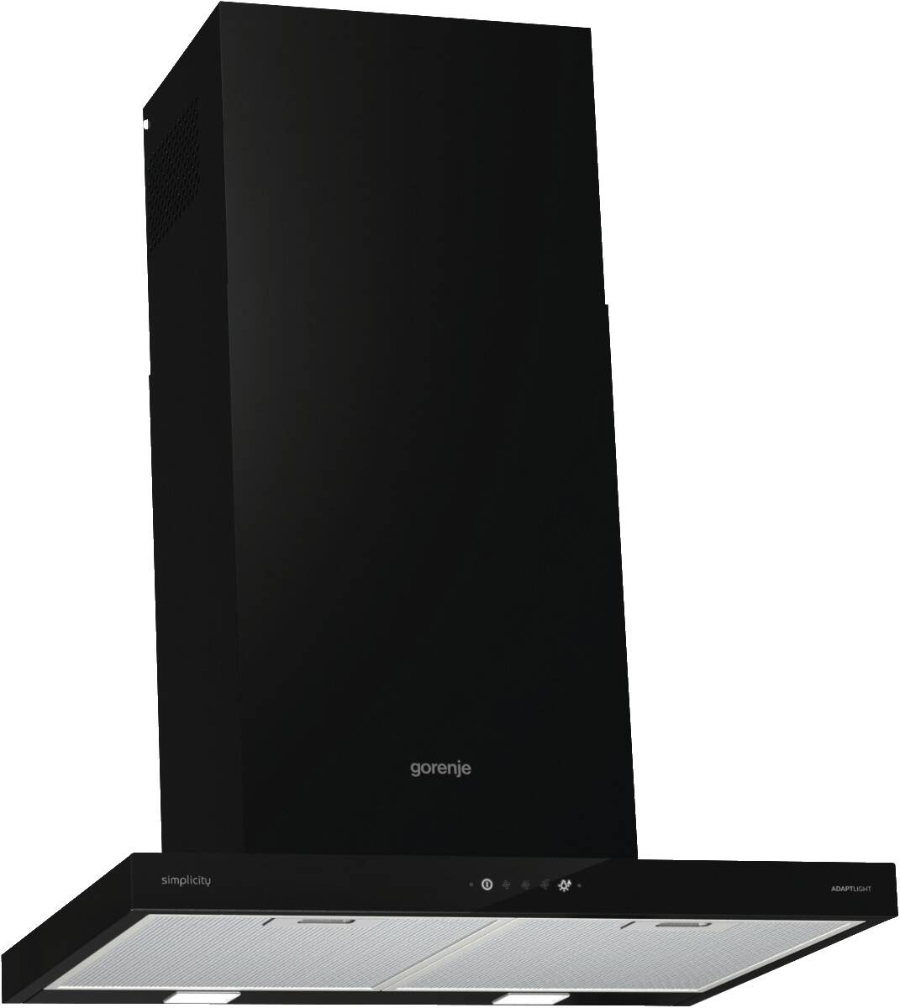 Gorenje WHT6SYB Dekorativ Dunstabzug Kamin 60cm Schwarz 