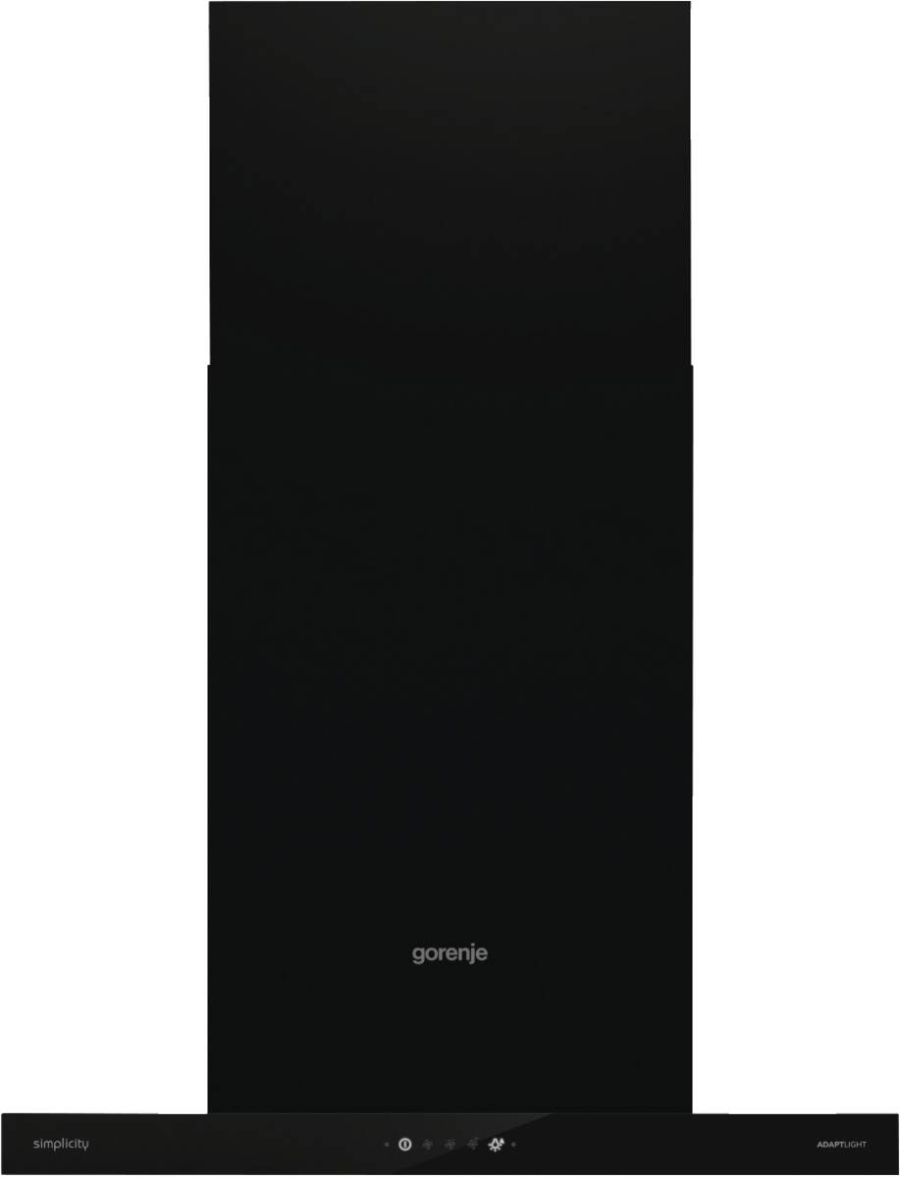 Gorenje WHT6SYB Dekorativ Dunstabzug Kamin 60cm Schwarz 