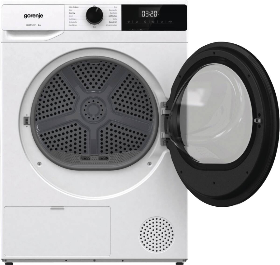 Gorenje DHNE83/AT Wärmepumpentrockner Stand 60 cm weiß A+++ 8 kg 