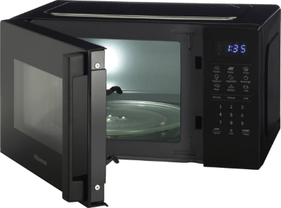 Hisense H20MOBS4HG  Mikrowelle mit Grill schwarz 20 Liter 
