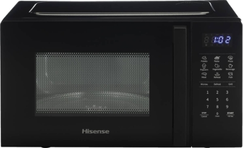 Hisense H20MOBS4HG  Mikrowelle mit Grill schwarz 20 Liter 