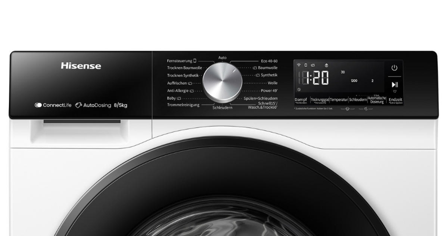 Hisense WF7S1247BW Waschmaschine Stand 60 cm 12 kg 1400 U/min 