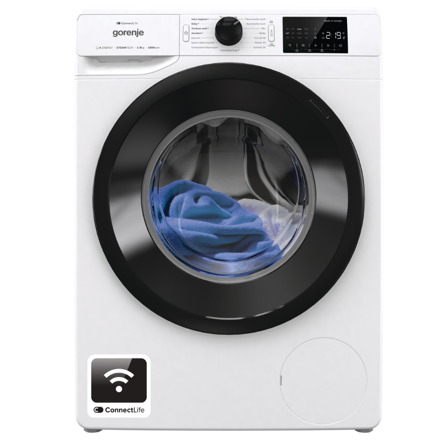 Gorenje WPNEI86ATS Waschmaschine Stand 8 kg EEK:A 