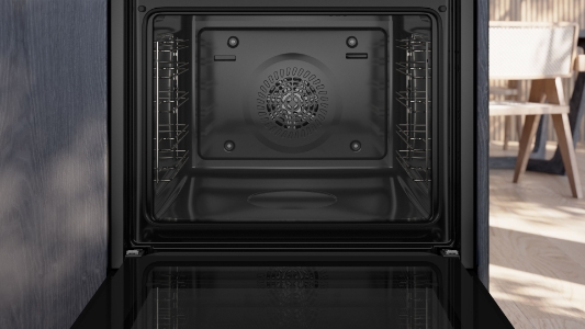 Siemens HE217GBB3 iQ500, Einbau-Herd, 60 x 60 cm Deep black inox