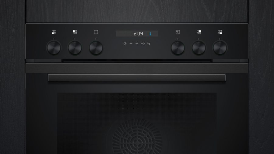 Siemens HE217GBB3 iQ500, Einbau-Herd, 60 x 60 cm Deep black inox