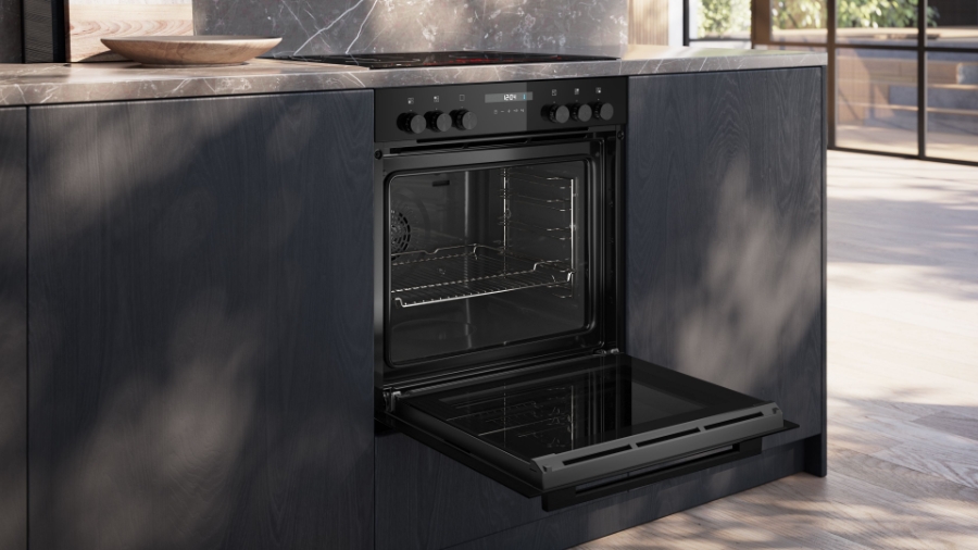 Siemens HE217GBB4 Q500, Einbau-Herd, 60 x 60 cm Deep black inox