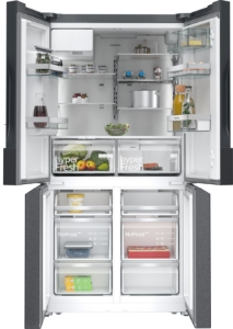 Siemens KF96DAXEA iQ500  Multi Door 83 x 90.5 cm Gebürsteter schwarzer Stahl,NoFrost