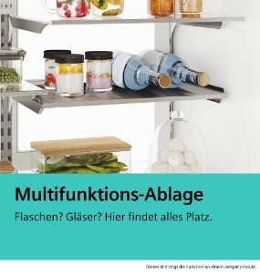 Siemens KF96DPXEA iQ700Side by Side mehrtürig NoFrost 183 x 90.5 cm, Gebürsteter schwarzer Stahl