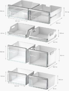 Siemens KF96DPXEA iQ700Side by Side mehrtürig NoFrost 183 x 90.5 cm, Gebürsteter schwarzer Stahl