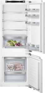 Siemens KI77SXFE0 iQ500, Einbau-Kühl-Gefrier-Kombination  mit Gefrierbereich unten, 157.8 x 55.8 cm, Flachscharnier