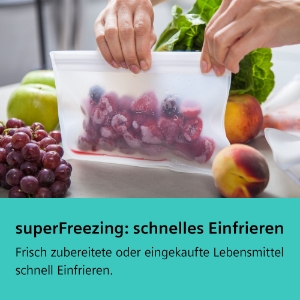 Siemens KI77SXFE0 iQ500, Einbau-Kühl-Gefrier-Kombination  mit Gefrierbereich unten, 157.8 x 55.8 cm, Flachscharnier