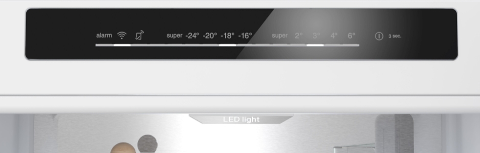 Siemens KG39NSBBF IQ700 Kühl-Gefrierkombination 203 x 60 cm, Schwarz Tür aus schwarzem, satinierten Glas