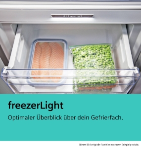 Siemens KG39NSBBF IQ700 Kühl-Gefrierkombination 203 x 60 cm, Schwarz Tür aus schwarzem, satinierten Glas
