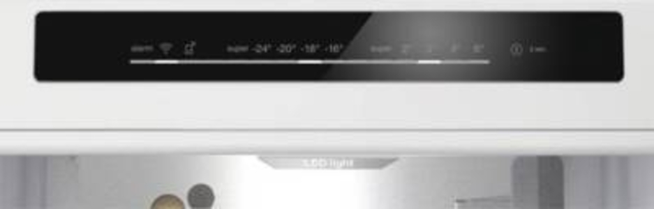 Siemens KG39NSBBF IQ700 Kühl-Gefrierkombination 203 x 60 cm, Schwarz Tür aus schwarzem, satinierten Glas