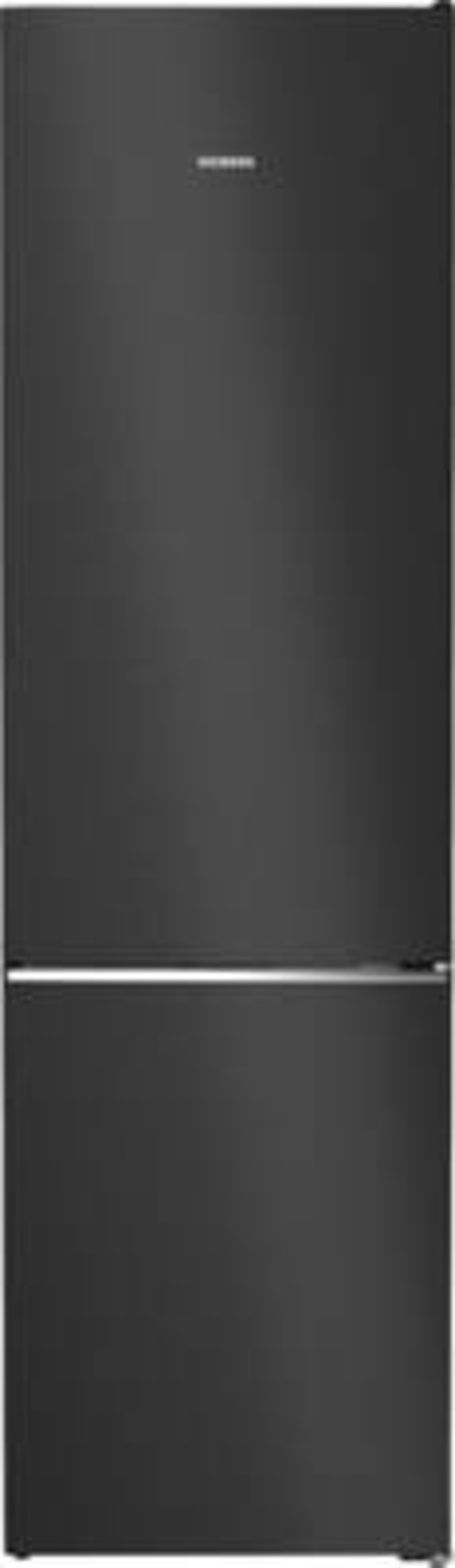 Siemens KG39NSBBF IQ700 Kühl-Gefrierkombination 203 x 60 cm, Schwarz Tür aus schwarzem, satinierten Glas