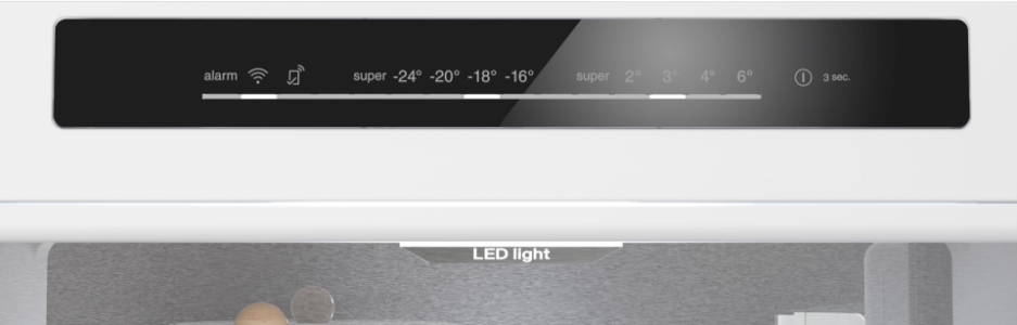 Siemens KG49NSBBF IQ700 Kühl-Gefrierkombination 203 x 70 cm, Schwarz Tür aus schwarzem, satinierten Glas