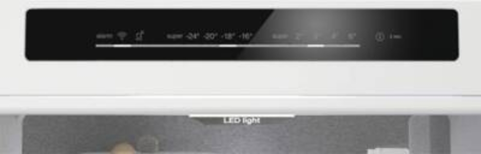 Siemens KG49NSBBF IQ700 Kühl-Gefrierkombination 203 x 70 cm, Schwarz Tür aus schwarzem, satinierten Glas