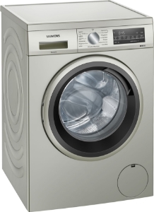 Siemens WU14UTS8 IQ500 Waschmaschine Stand unterbaufähig 9kg 1400  U/min,Silber-inox