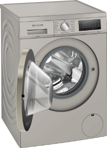 Siemens WU14UTS8 IQ500 Waschmaschine Stand unterbaufähig 9kg 1400  U/min,Silber-inox