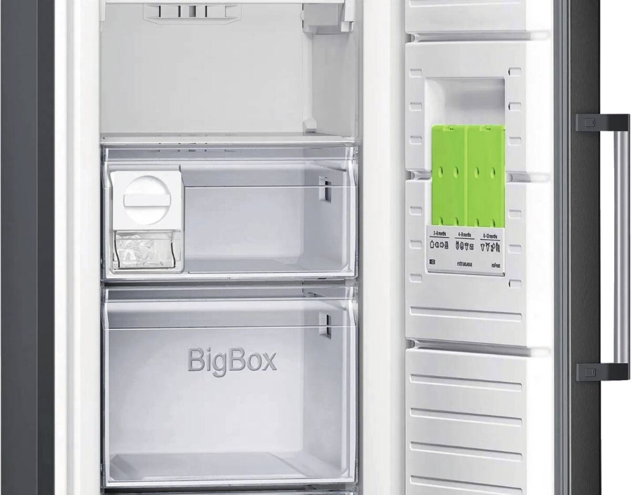 Siemens GS36NGXEV Gefrierschrank Stand  NoFrost Schwarz   186 x 60 cm