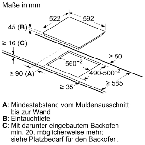 Siemens HERDSETSW2 Herdset Einbau Schwarz  HE213ABB3+EA631GNA1E + HZ638000