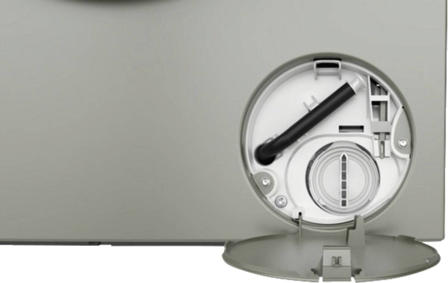 Bosch WGB2560X1 Serie 8, Waschmaschine Frontlader 10 kg 1600 U/min., Silber-inox