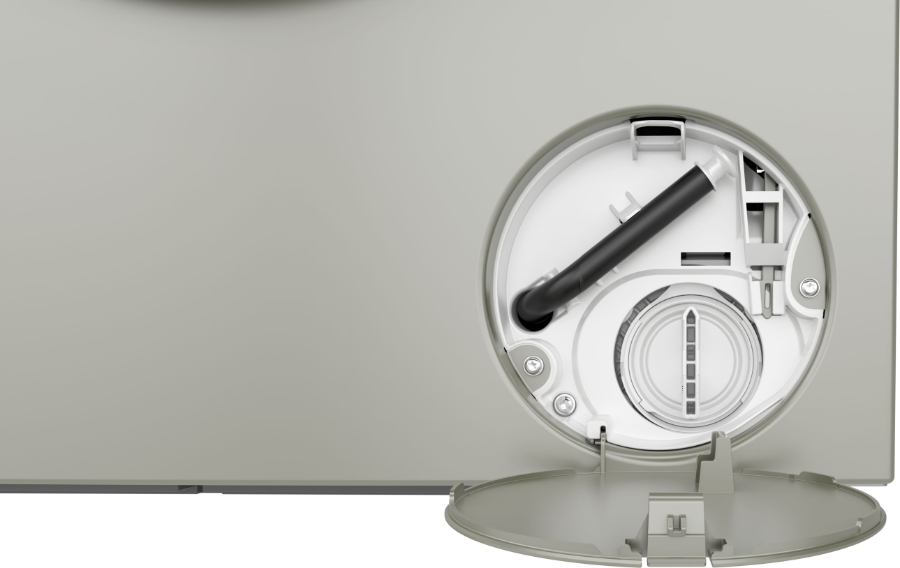 Bosch WGB2560X1 Serie 8, Waschmaschine Frontlader 10 kg 1600 U/min., Silber-inox