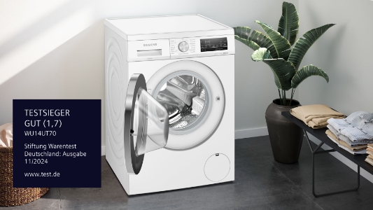 Siemens WU14UT70 iQ500, Waschmaschine, unterbaufähig - Frontlader, 8 kg, 1400 U/min.