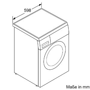 Siemens WU14UT70 iQ500, Waschmaschine, unterbaufähig - Frontlader, 8 kg, 1400 U/min.