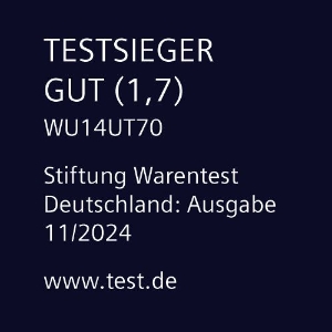 Siemens WU14UT70 iQ500, Waschmaschine, unterbaufähig - Frontlader, 8 kg, 1400 U/min.