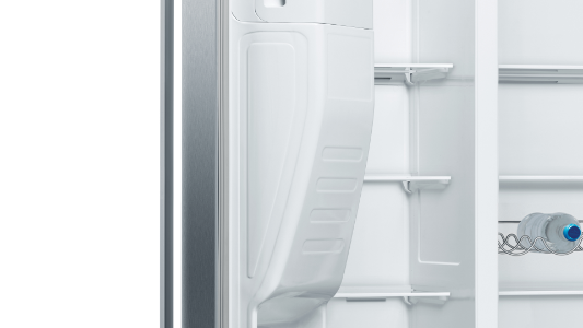 Neff KA3923IE0 Side by Side Edelstahl Gebürsteter Stahl  Festwasseranschluss,HxB:178.7 x 90.8 cm