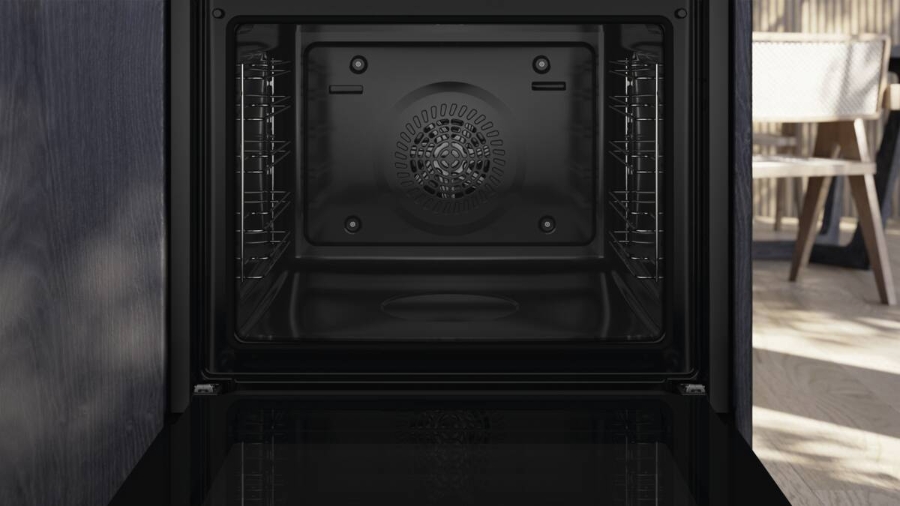 Siemens HE278GBB4 iQ500, Einbau-Herd, 60 x 60 cm, Deep black inox