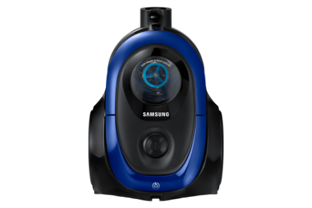 Samsung VC07M2110SB/GE  Beutelloser Staubsauger  180W  Saugleistung VC2100M - Anti Tangle Turbine Vitality Blue