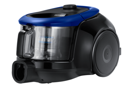 Samsung VC07M2110SB/GE  Beutelloser Staubsauger  180W  Saugleistung VC2100M - Anti Tangle Turbine Vitality Blue