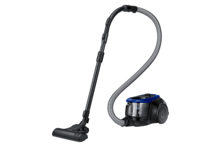 Samsung VC07M2110SB/GE  Beutelloser Staubsauger  180W  Saugleistung VC2100M - Anti Tangle Turbine Vitality Blue