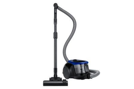 Samsung VC07M2110SB/GE  Beutelloser Staubsauger  180W  Saugleistung VC2100M - Anti Tangle Turbine Vitality Blue