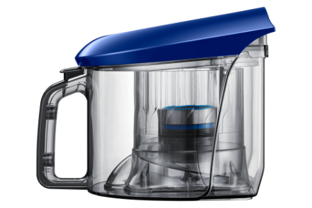Samsung VC07M2110SB/GE  Beutelloser Staubsauger  180W  Saugleistung VC2100M - Anti Tangle Turbine Vitality Blue