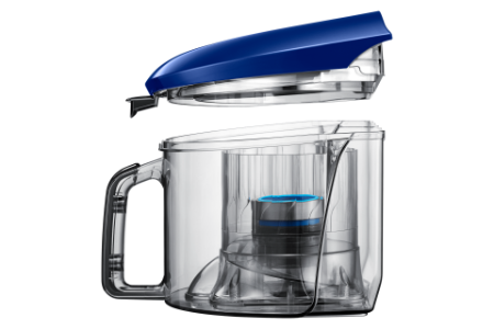 Samsung VC07M2110SB/GE  Beutelloser Staubsauger  180W  Saugleistung VC2100M - Anti Tangle Turbine Vitality Blue