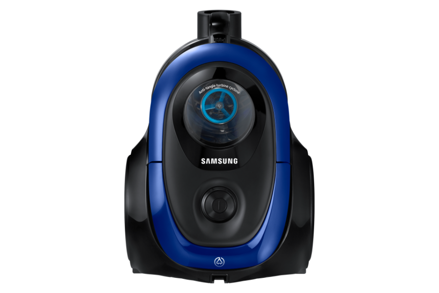 Samsung VC07M2110SB/GE  Beutelloser Staubsauger  180W  Saugleistung VC2100M - Anti Tangle Turbine Vitality Blue
