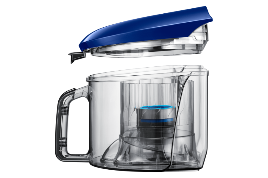 Samsung VC07M2110SB/GE  Beutelloser Staubsauger  180W  Saugleistung VC2100M - Anti Tangle Turbine Vitality Blue
