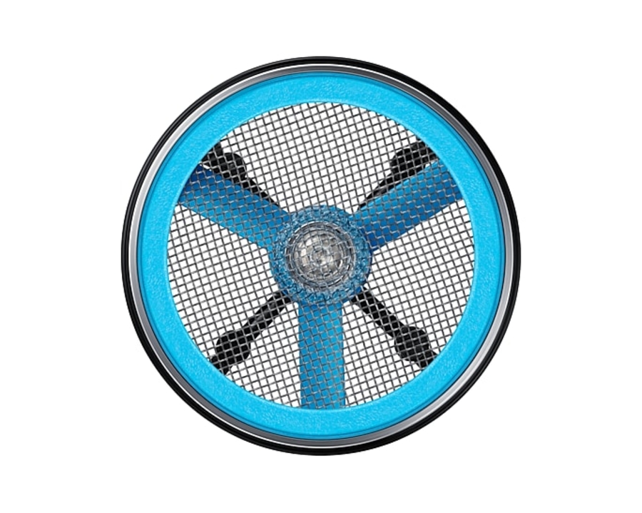 Samsung VC07M2110SB/GE  Beutelloser Staubsauger  180W  Saugleistung VC2100M - Anti Tangle Turbine Vitality Blue
