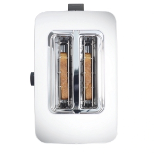 Graef TO 61 Toaster Weiss kompakt, für 2 Scheiben Toast 