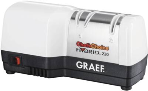 Graef CC 80 Allesschärfer Weiss-Schwarz 20° Schleifwinkel, 2-Phasen-Schliff